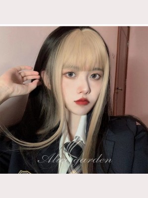 Asahina Black X Gold Lolita Wig by Alice Garden (AG28)